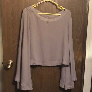 Women’s Free People bell sleeve blouse. Sz L.